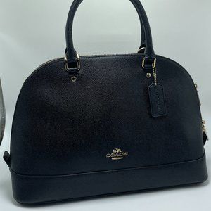 COACH med/large black shoulder purse (sierra satchel)
